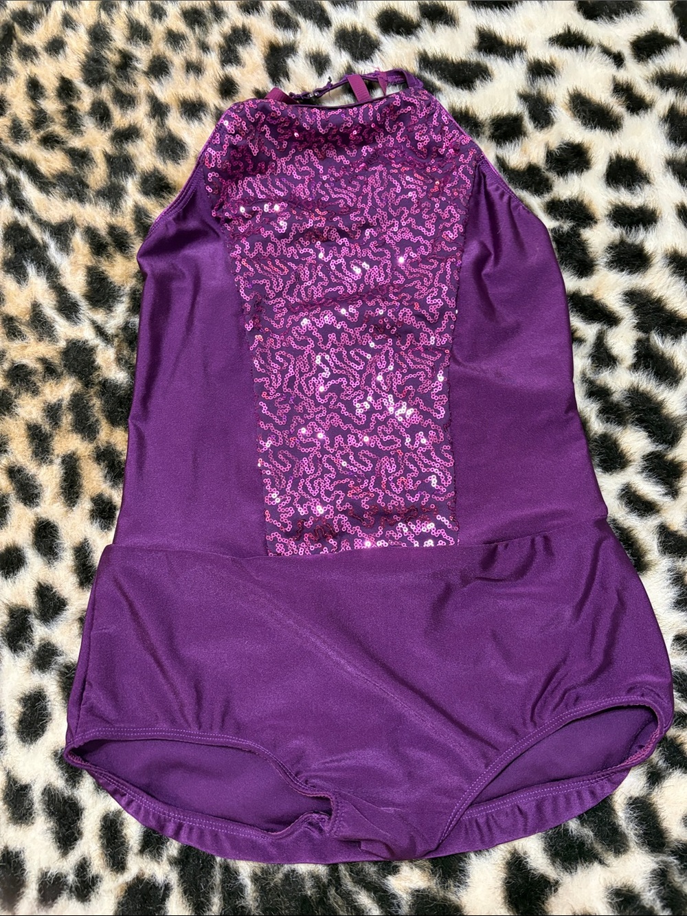 PURPLE🟣 Dance Costume Set with Sequins